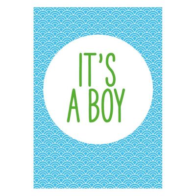 It's A Boy card