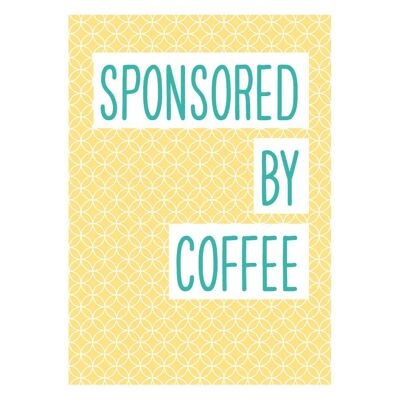 Carta sponsorizzata da caffè