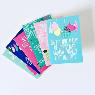 THIS MAMA DOES Original Christmas Cards, pack of 6