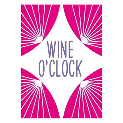 Wine O'Clock card