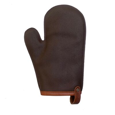Xapron leather (BBQ) oven glove Kansas - color Brown