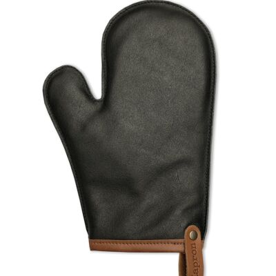 Xapron leather (BBQ) oven glove Utah - color Black
