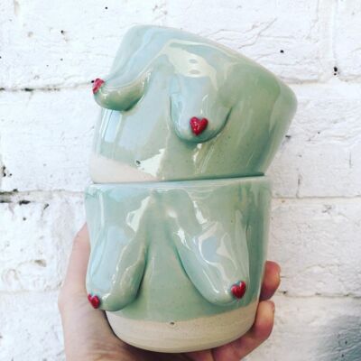 Buy wholesale Ceramic Boob Hanging pot