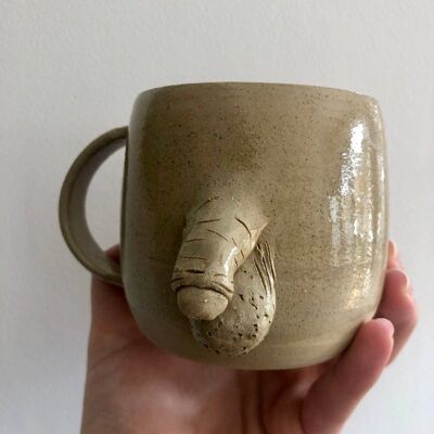 Ceramic Willy Mugs, 350ml, Handmade, selection of colours, Coffee Mug, Tea Mug