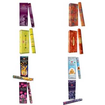 Hem Assorted Incense Sticks - 6 pack (120 sticks)