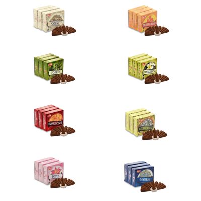 Hem Selection Incense Cones- 12 pack (120 cones)