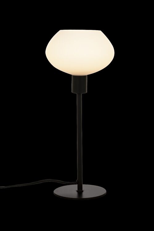 BELL table lamp high, black/white