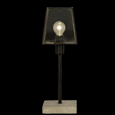 Lámpara de mesa DIPLOMAT, negro / gris