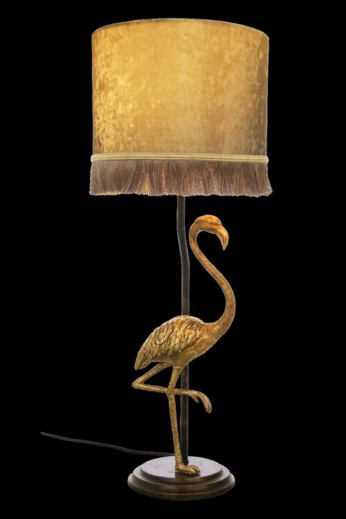 FLAMINGO table lamp, blackgold/gold
