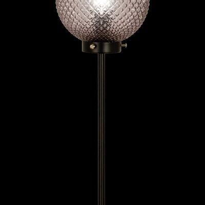 FLORY table lamp, tall black/smoke