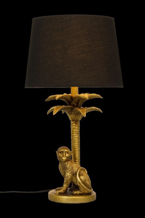 MARKATTA table lamp, gold/black