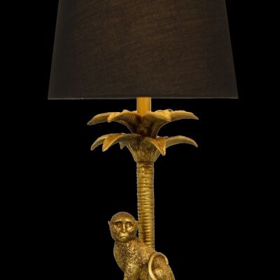 MARKATTA table lamp, gold/black