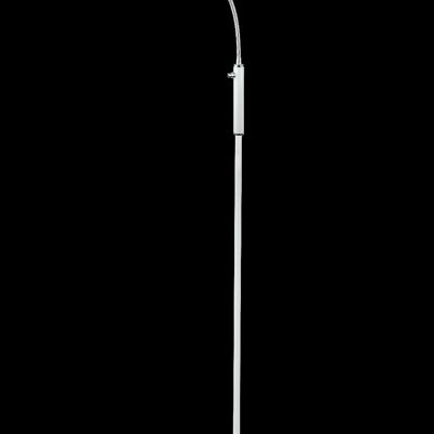BALDER floor lamp 1-light, white / chrome