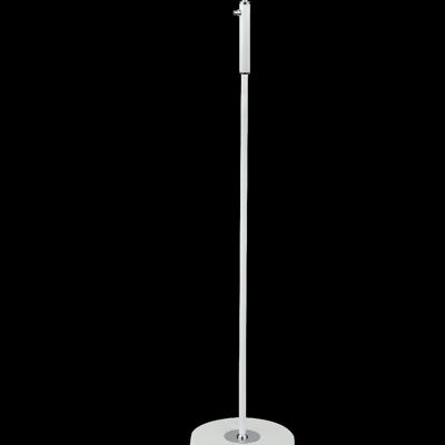 BALDER Lámpara de pie 1 luz, blanco / cromo