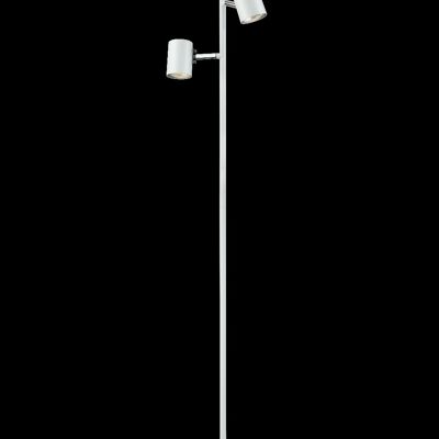 BALDER floor lamp 3-light, white / chrome