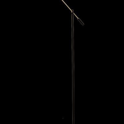 CADIZ floor lamp, black/matt brass