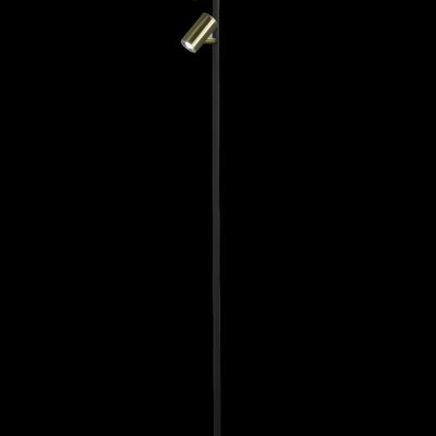 GUSTO floor lamp 3-arm, black / brass