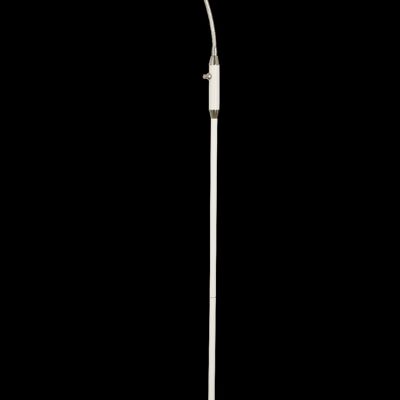 Lámpara de pie GUSTO, blanco / cromo