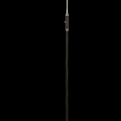 HERO floor lamp, black/chrome