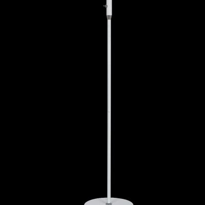 Lámpara de pie JUNO, blanco/cromo