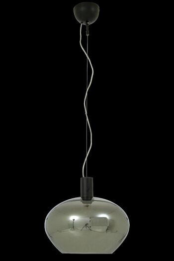 BELL suspension 35cm, noir / fumée 3