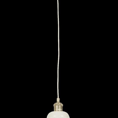 BONNIE suspension 25cm, blanc / argent