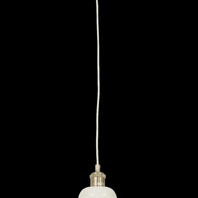 BONNIE pendant lamp 25cm, white/silver
