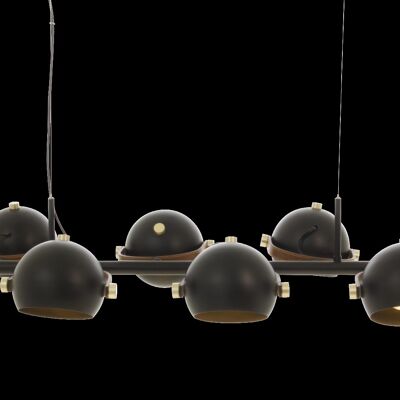 BOW pendant 6-light, black