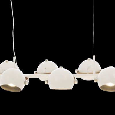 BOW pendant 6-light, white