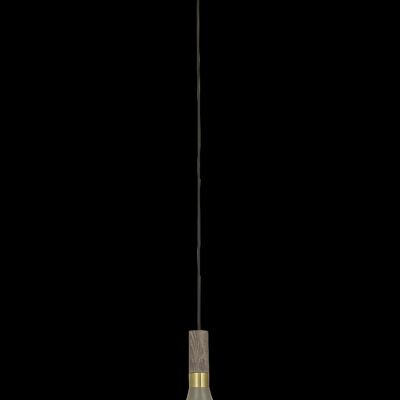 SENSE pendant lamp 42cm, grey/matt brass