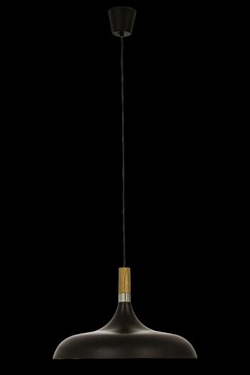 SENSE suspension 42cm, noir/bois/chrome 1