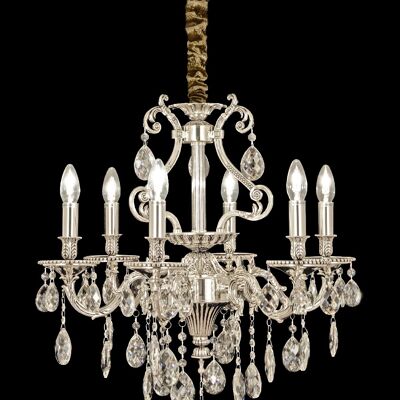 WINDSOR chandelier 6-arm, silver