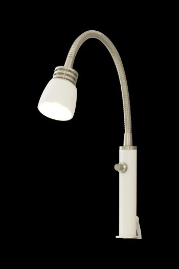 Lampe de chevet EKETORP, blanc / acier 1