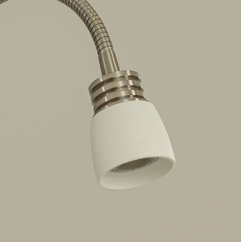 Lampe de chevet EKETORP, blanc / acier 5