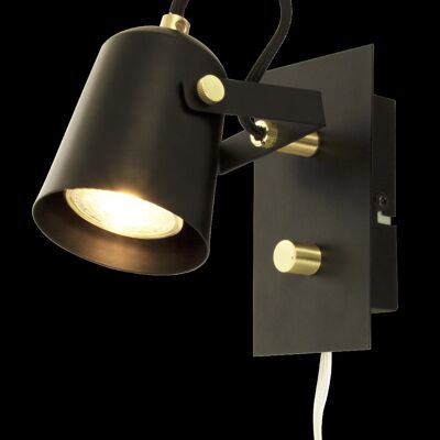 METZ wall lamp, black