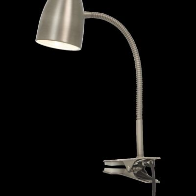 SANDNES clip lamp, pewter