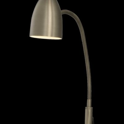 SANDNES bedside lamp, pewter