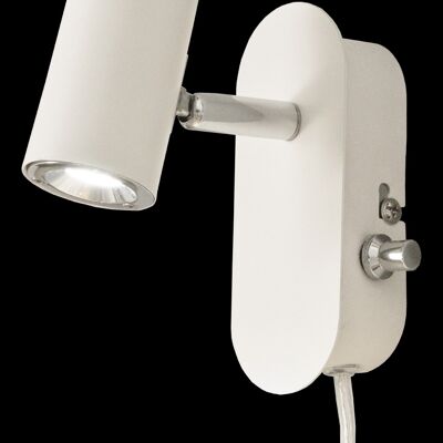 GUSTO 1-SPOT wall lamp, white