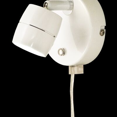 LUMI 1-SPOT wall lamp, white