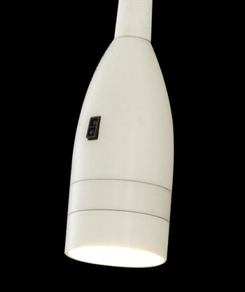 Lampe de chevet SENSILO, blanc 3