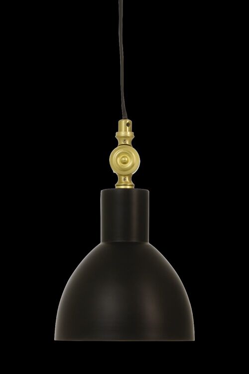 DUBLIN window pendant, black/matt  brass