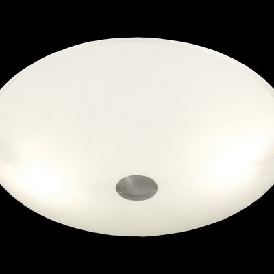 IGLO ceiling lamp 34 cm, white/steel