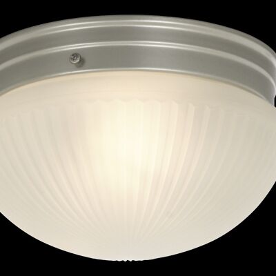 TRIND ceiling lamp silver/frost