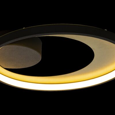 CARAT ceiling lamp, black/gold