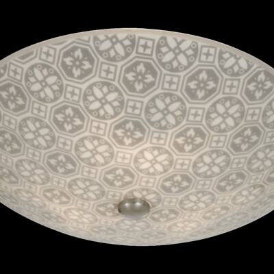 ULLE ceiling lamp 42 cm, white/grey