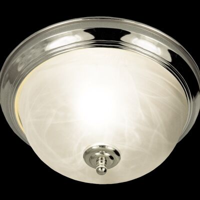 NAPOLI ceiling lamp bathroom, chrome / white