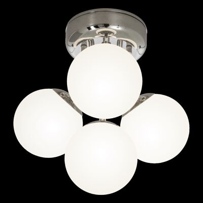 NICOSIA ceiling lamp bathroom 4-light, chrome