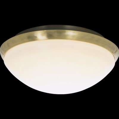 SIRACUSA ceiling lamp bathroom, matt brass