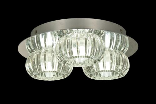 SORRENTO ceiling lamp bathroom 3-light chrome