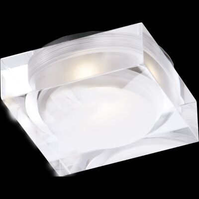 VETRO downlight baño 70x70 transparente